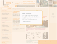 Tablet Screenshot of profifuga.hu